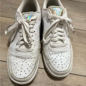 Nike White Court Vision Sneakers